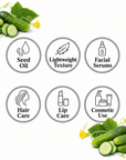 Cucumber Oil, cosmetic-grade carrier oil | The Skin Science Company