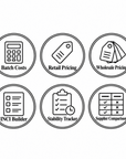 Formulation & COGS Calculator Spreadsheet feature graphic, digital spreadsheet template | The Skin Science Company