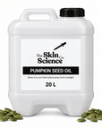 Pumpkin Seed Oil (bulk wholesale) 20 L, cosmetic-grade carrier oil | The Skin Science Company