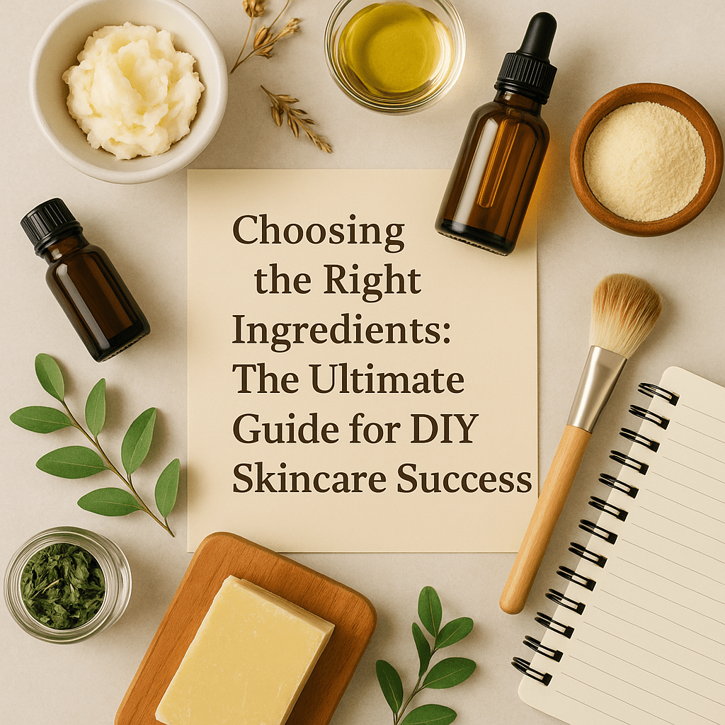 Choosing the Right Ingredients: The Ultimate Guide for DIY Skincare Success - The SkinScience Company