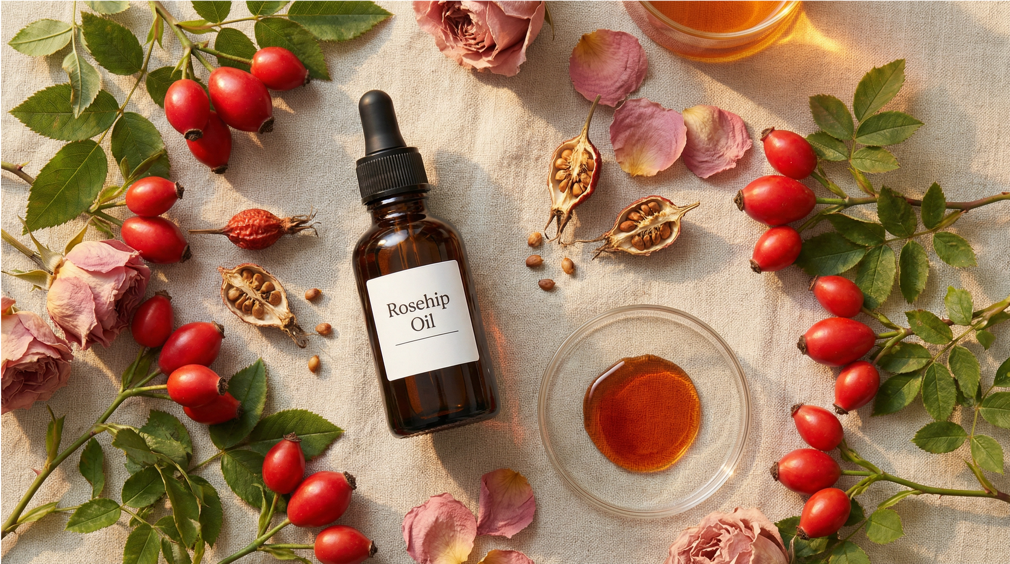 Rosehip Oil: The Complete Formulator's Guide (Fatty Acids, Usage Rates, Recipes & More)