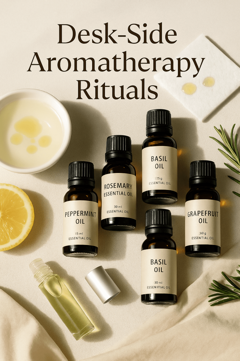 Unlock Focus & Productivity: Desk-Side Aromatherapy Rituals With Botanical Oils - The SkinScience Company