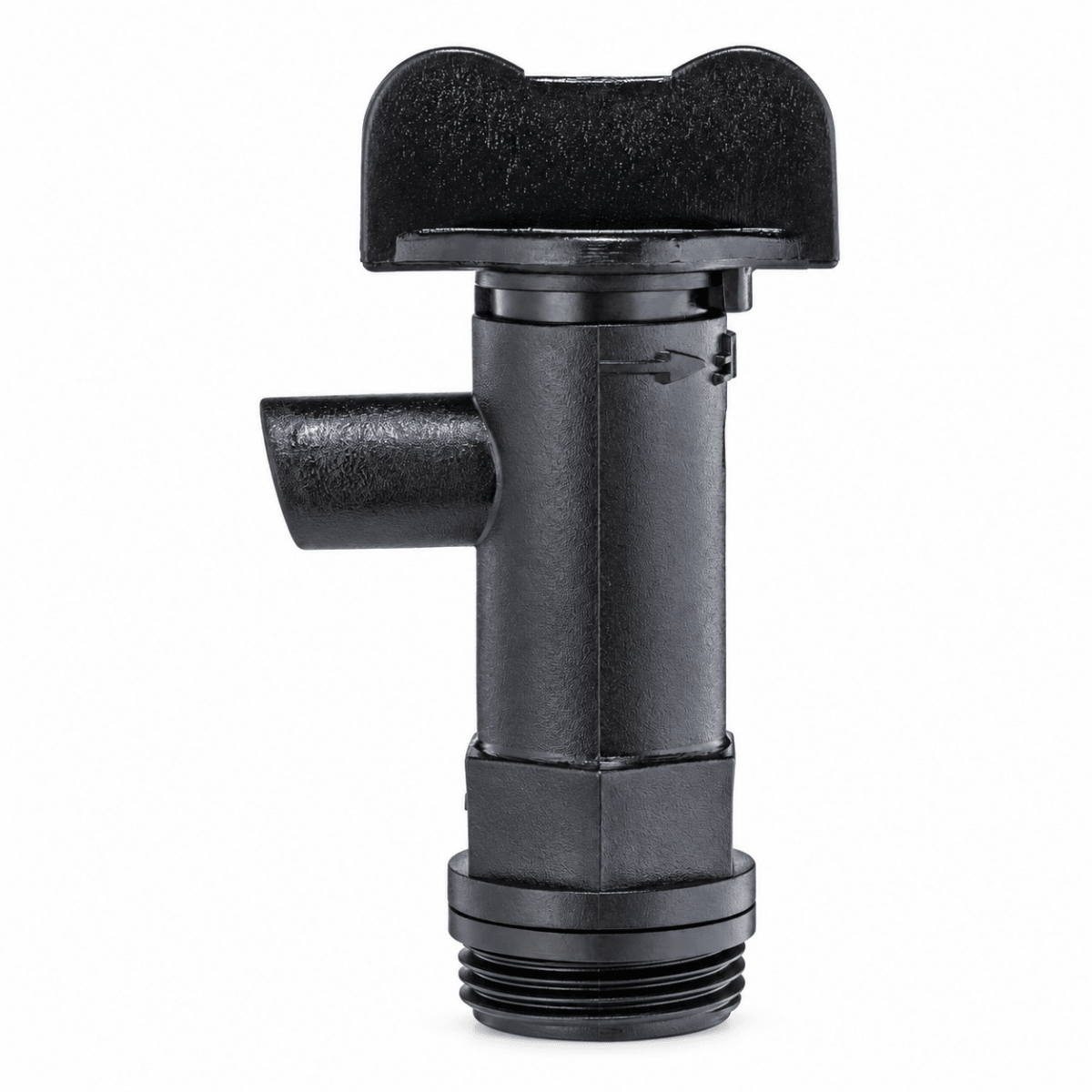 20mm Black HDPE Screw Flow Tap - The SkinScience Company