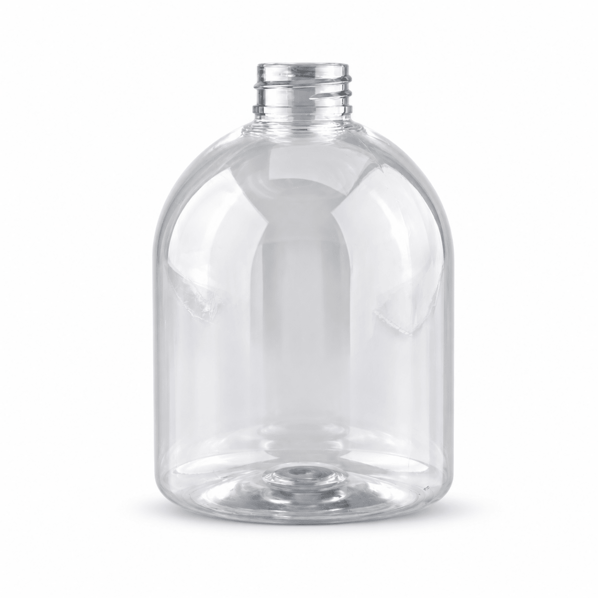 500ml Short Round Plastic Bottle - The SkinScience Company