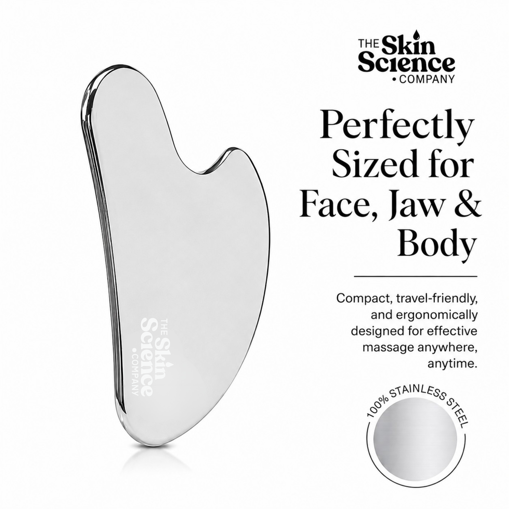 Stainless steel Gua Sha