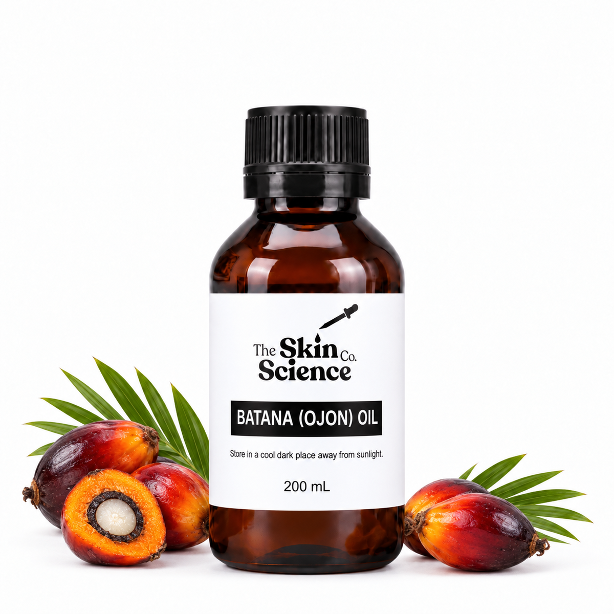 Batana (Ojon) Oil, 200 mL, amber black-cap bottle