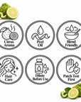 Bergamot Essential Oil, six-circle feature page
