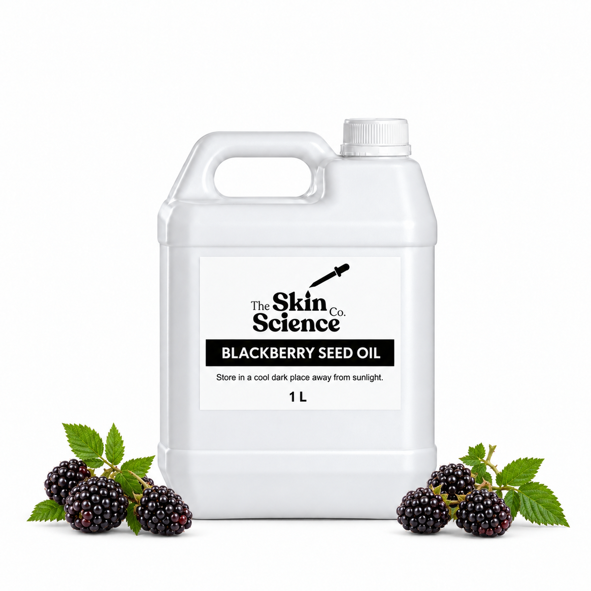 Blackberry Seed Oil, 1 L, white container