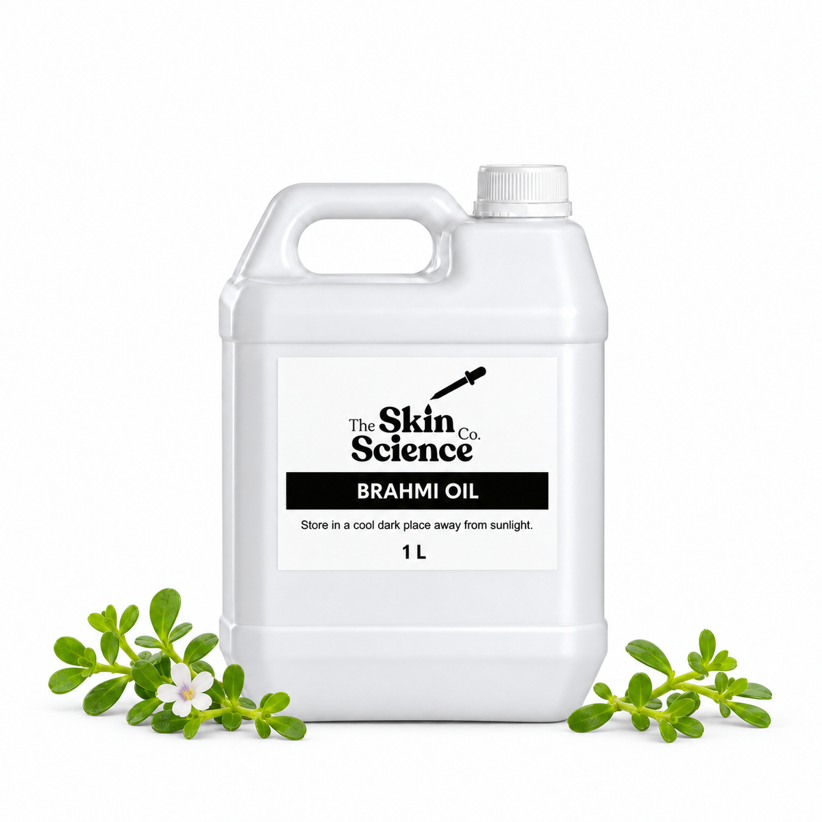 Brahmi Oil, 1 L, white container