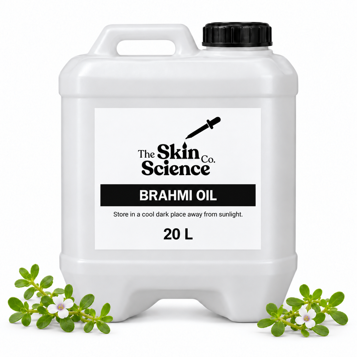 Brahmi Oil, 20 L, white container