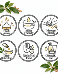 Camphor White Essential Oil — Fresh Aroma, Blend Friendly, Massage Blends, Dilute Before Use, Patch Test First, Cosmetic Use