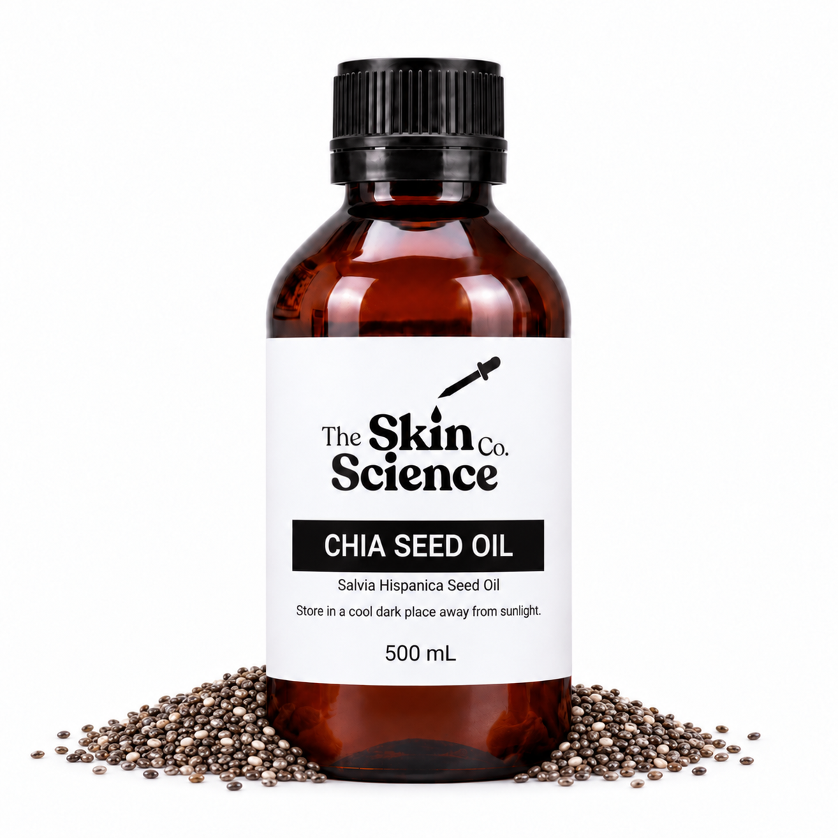Chia Seed Oil 500mL — SSC approved size-specific packaging