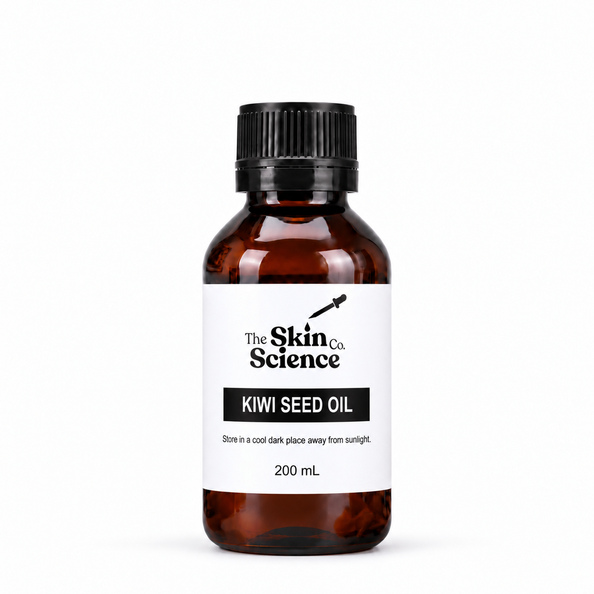 Kiwi Seed Oil 200 mL — SSC amber black screw-cap bottle
