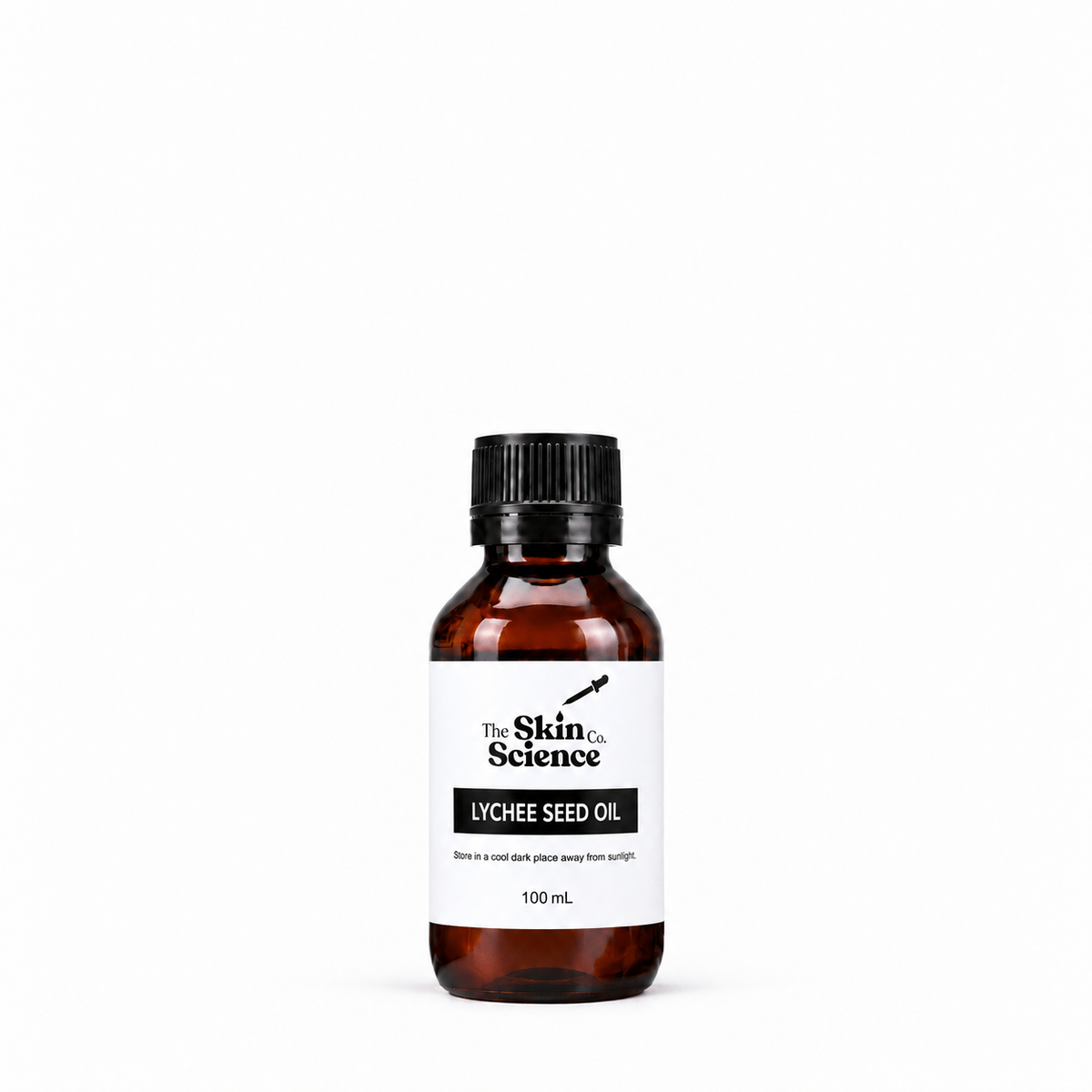 Lychee Seed Oil 100 mL — SSC amber black screw-cap bottle