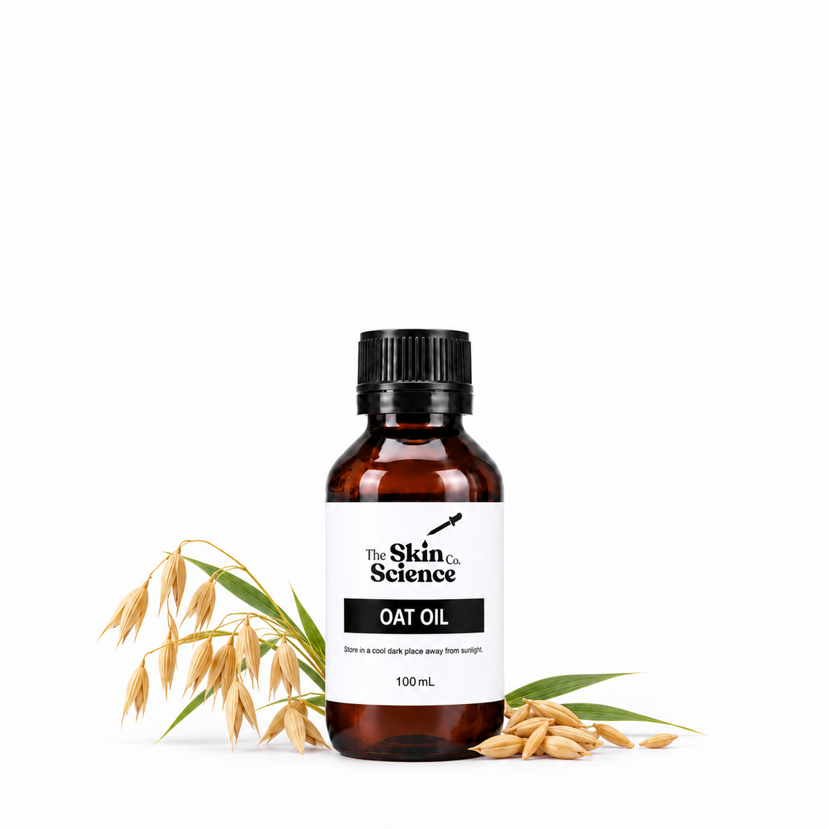 Oat Oil 100 mL — SSC amber black screw-cap bottle