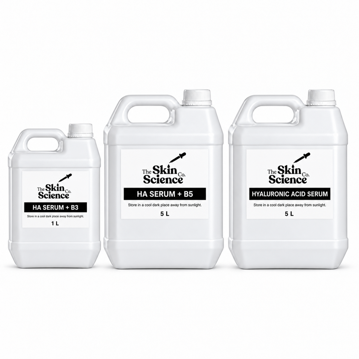 Ultimate HA Serum Bundle — HA SERUM + B3 — 1 L; HA SERUM + B5 — 5 L; HYALURONIC ACID SERUM — 5 L.