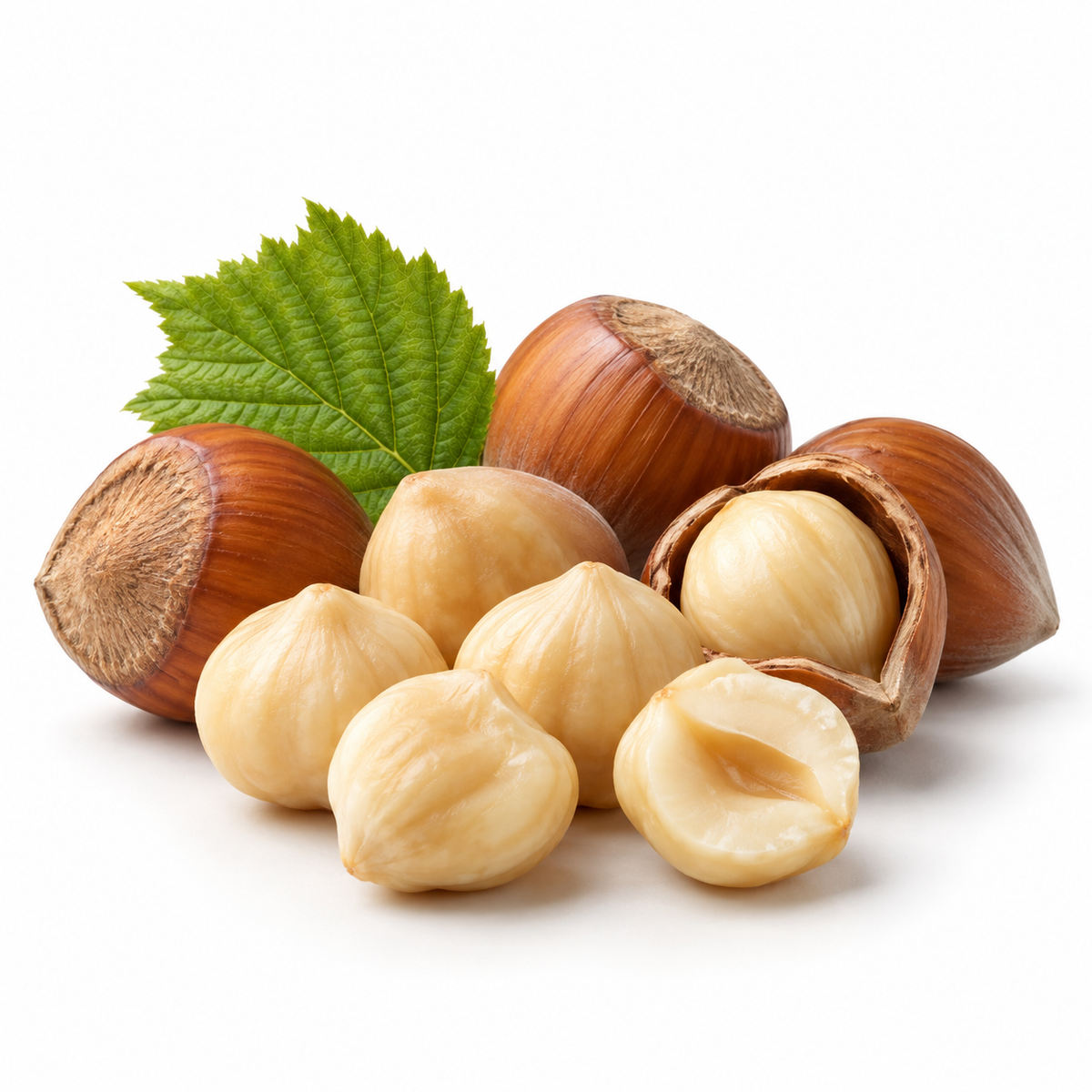 Hazelnuts and kernels used to produce Hazelnut Oil