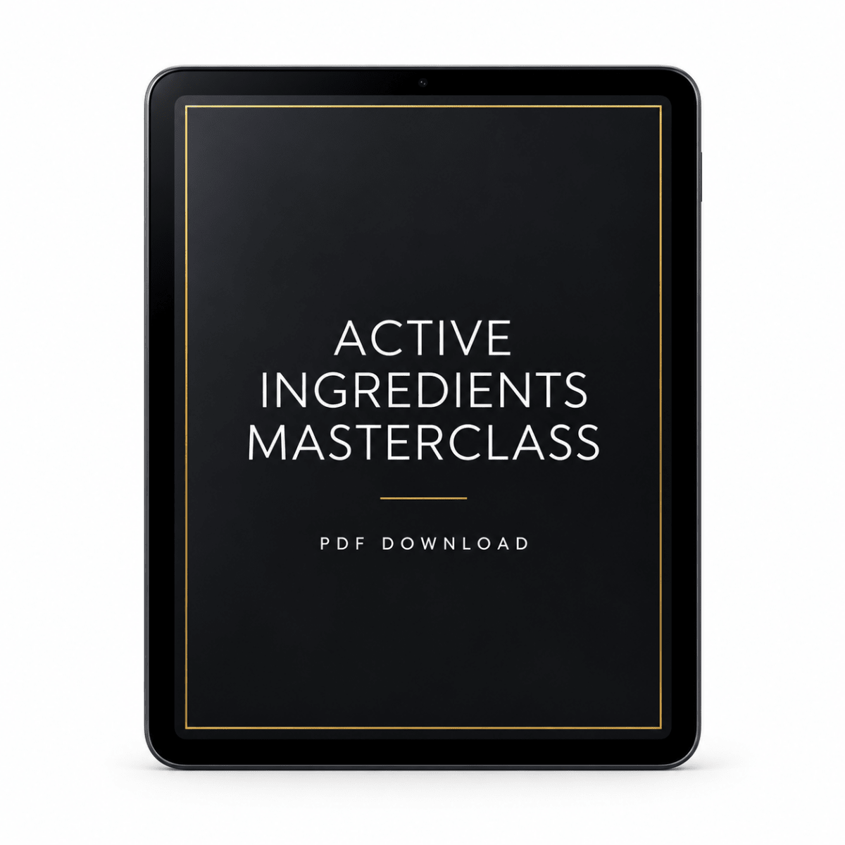 Active Ingredients Masterclass - eBook - The SkinScience Company
