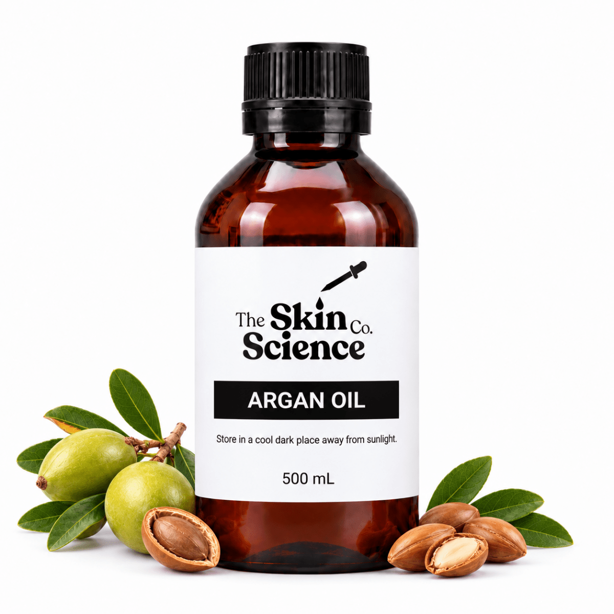Argan Oil 500 ml, cosmetic-grade carrier oil | The Skin Science Company