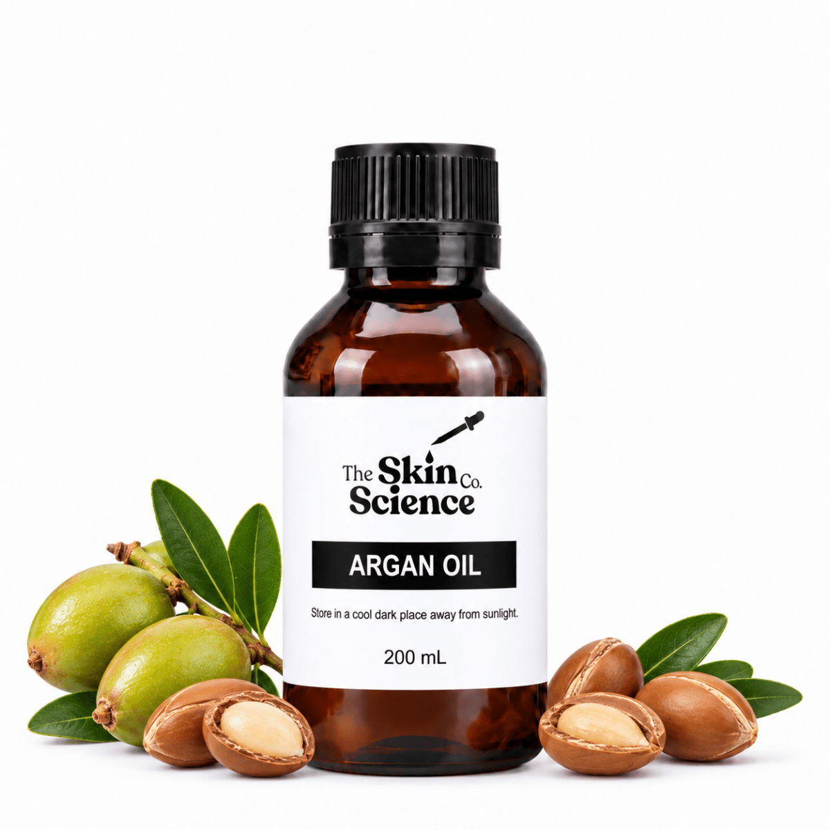 Argan Oil 200 ml, cosmetic-grade carrier oil | The Skin Science Company