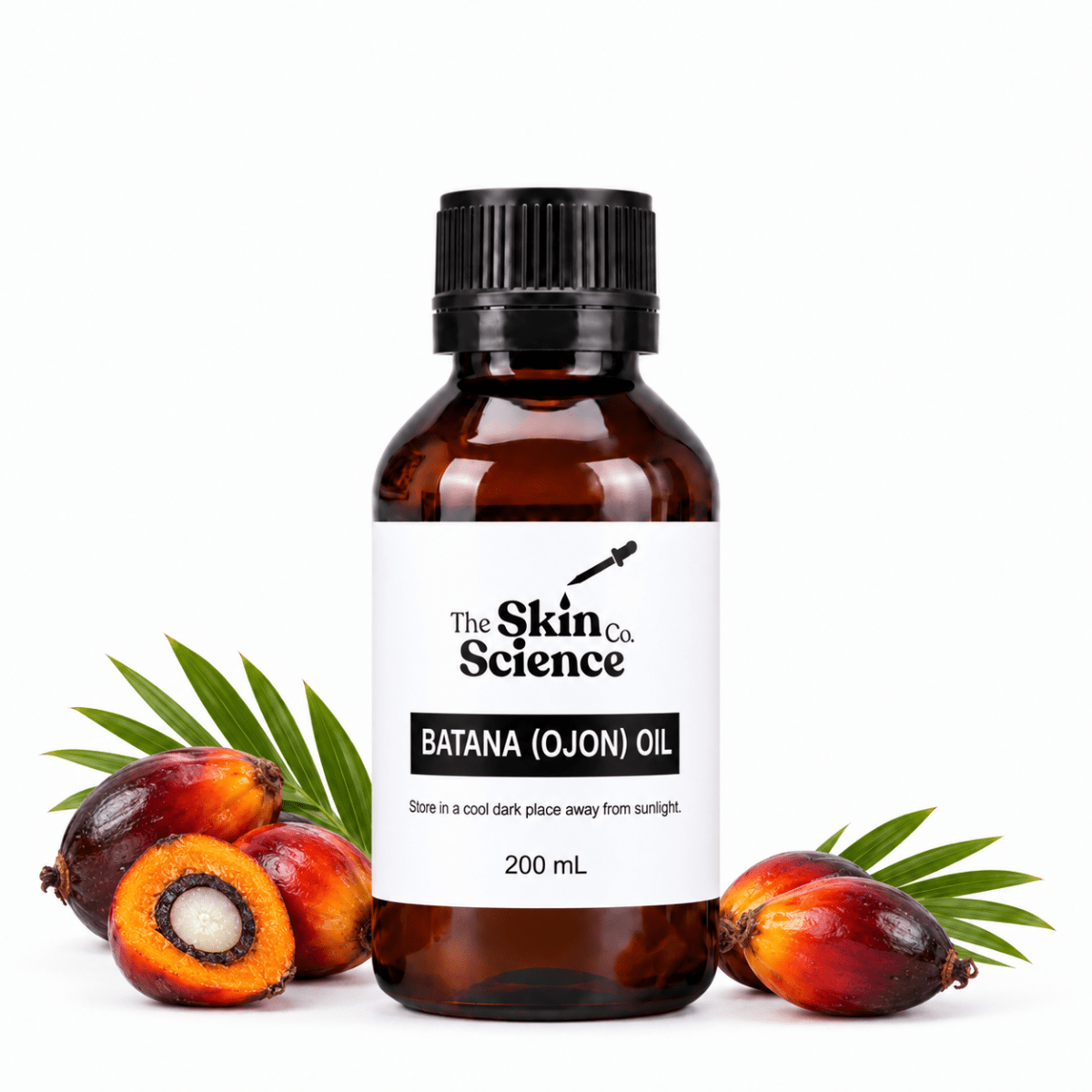 Batana (Ojon) Oil, 200 mL, amber black-cap bottle