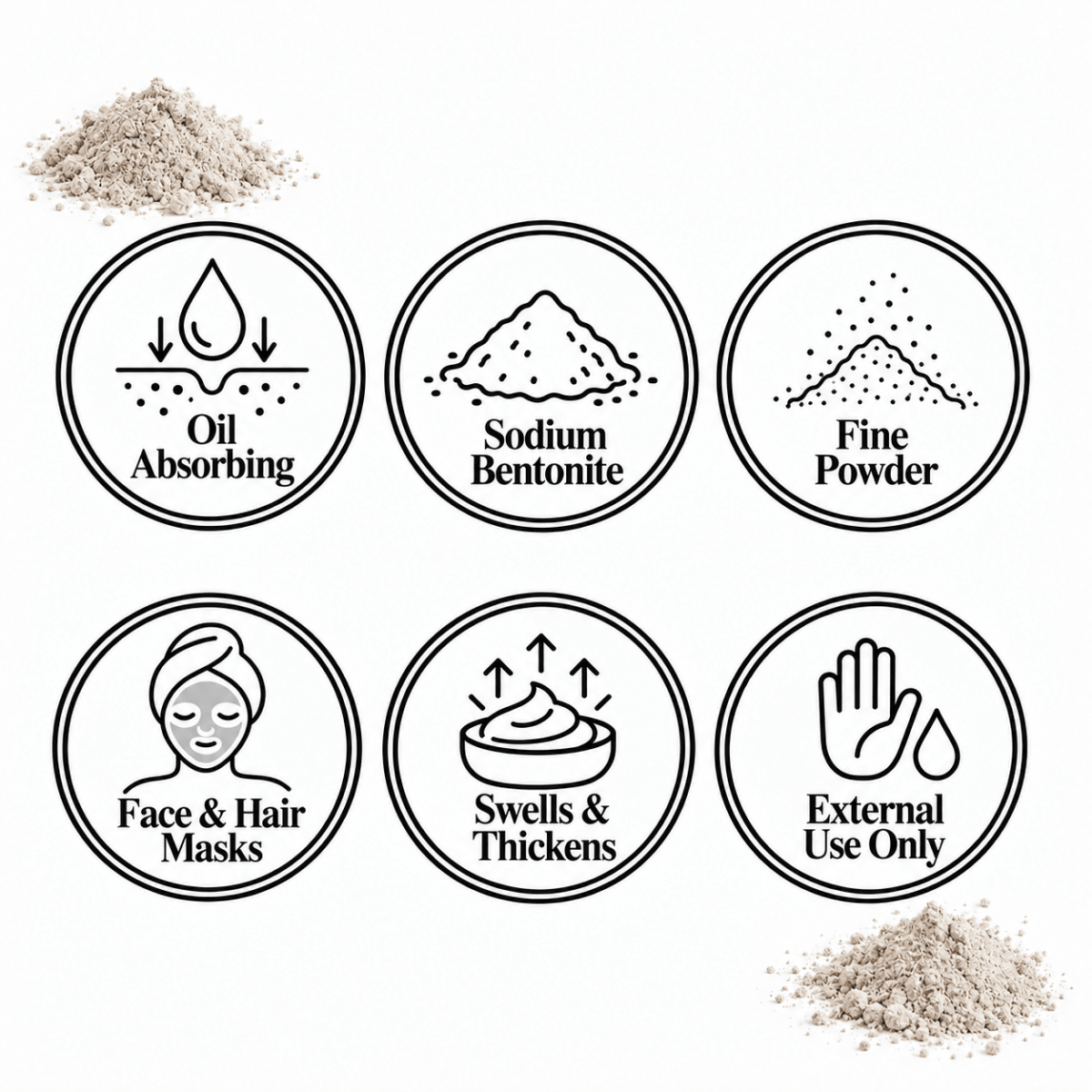 Bentonite Clay, cosmetic clay | The Skin Science Company