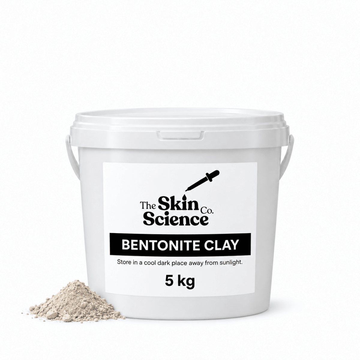 Bentonite Clay (bulk wholesale) 5 kg, cosmetic clay | The Skin Science Company