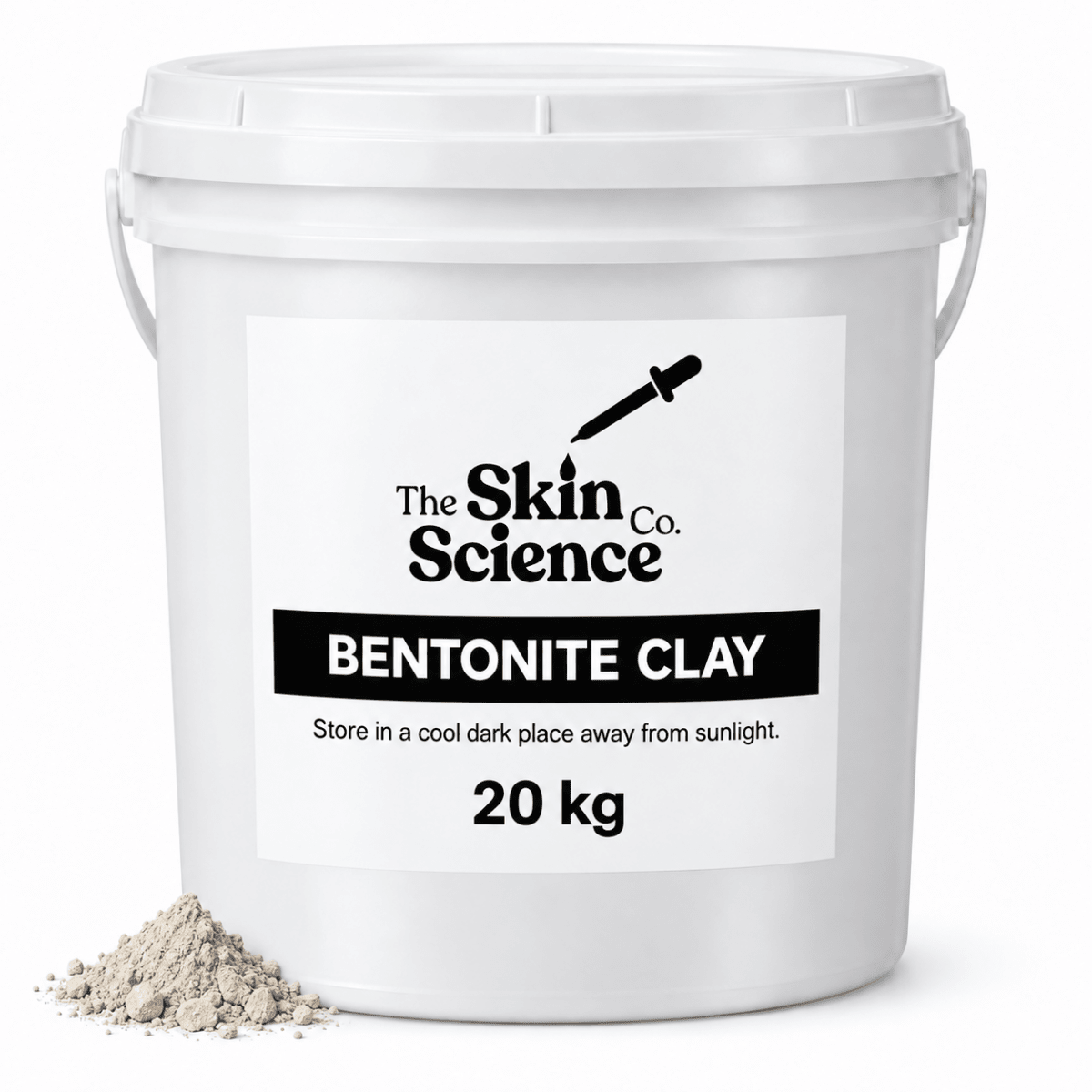 Bentonite Clay (bulk wholesale) 20 kg, cosmetic clay | The Skin Science Company