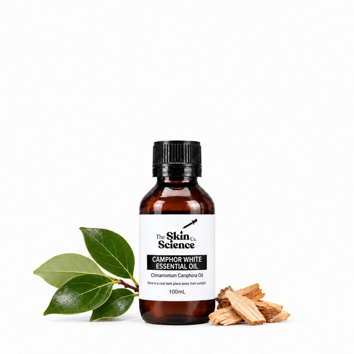 Camphor White Essential Oil 100mL — SSC approved size-specific packaging