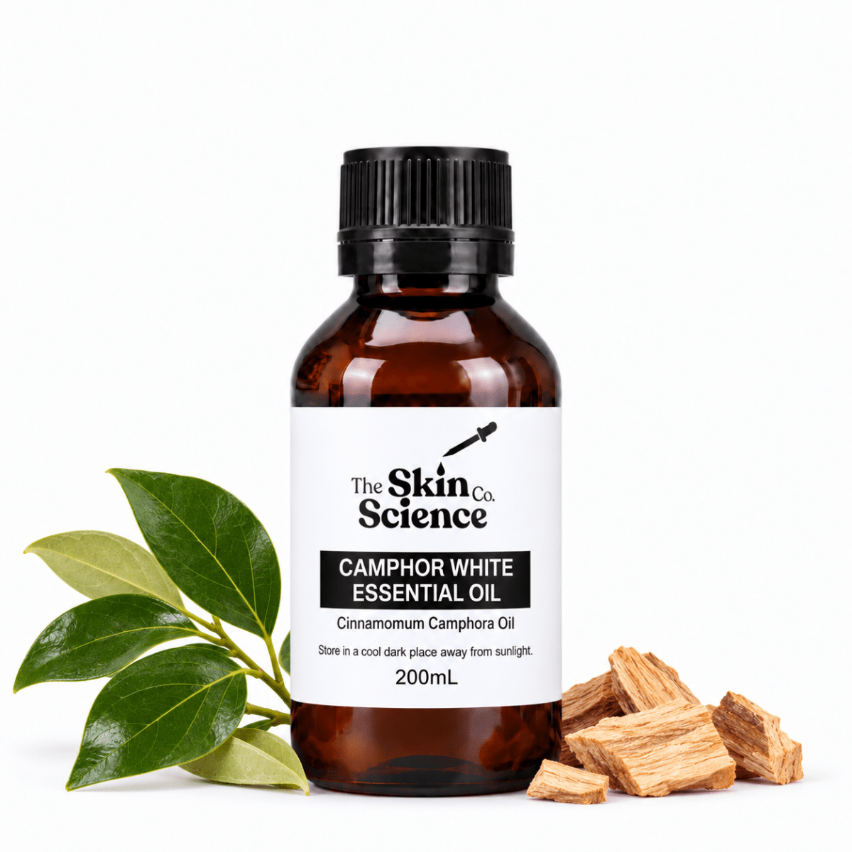 Camphor White Essential Oil 200mL — SSC approved size-specific packaging