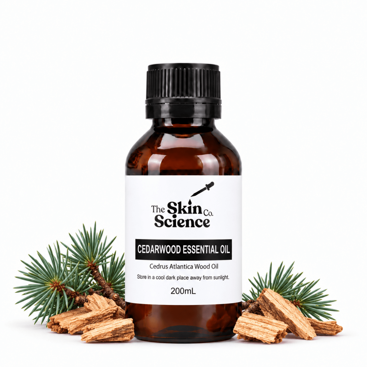 Cedarwood Essential Oil 200mL — SSC approved size-specific packaging