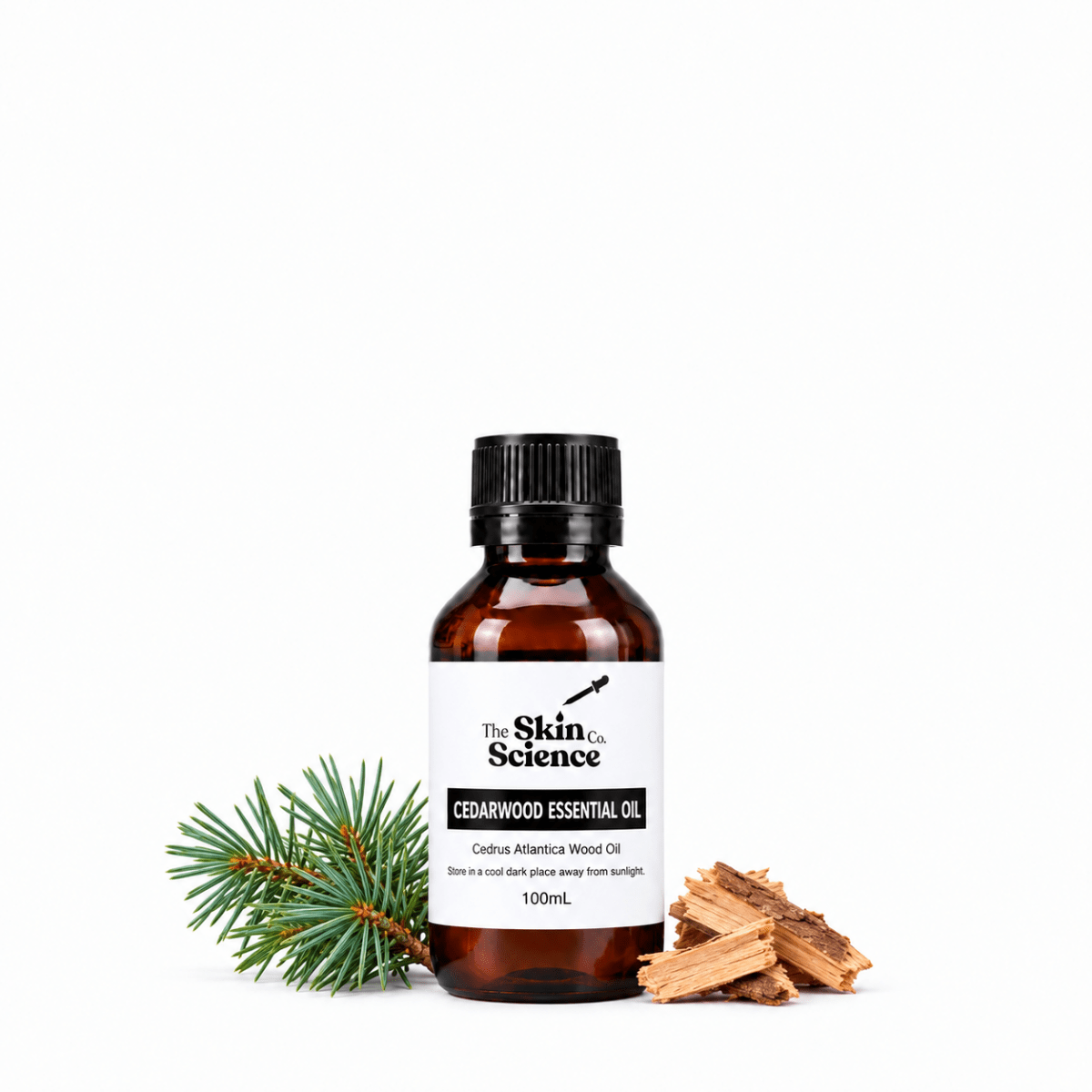 Cedarwood Essential Oil 100mL — SSC approved size-specific packaging
