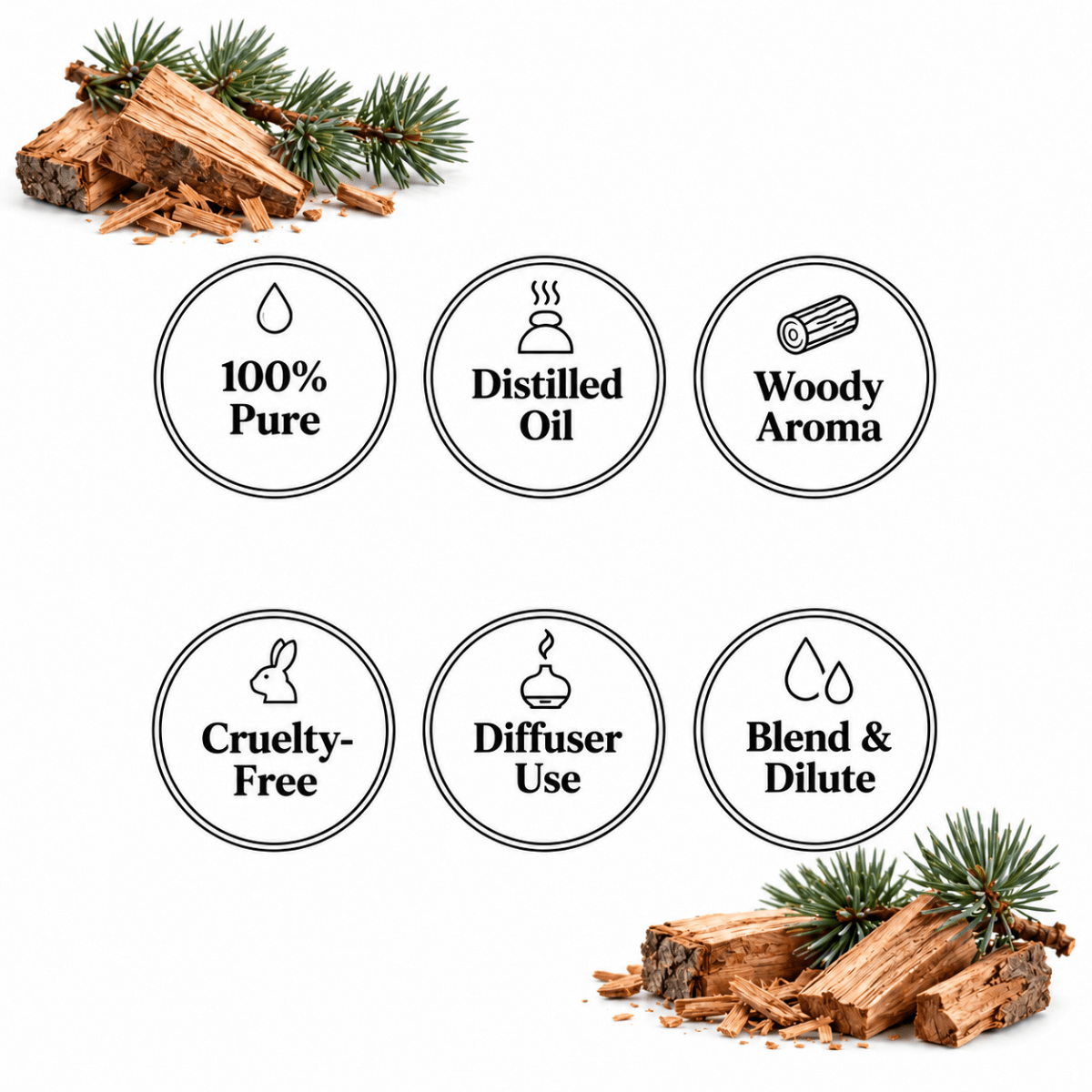 Cedarwood Essential Oil - The SkinScience Company