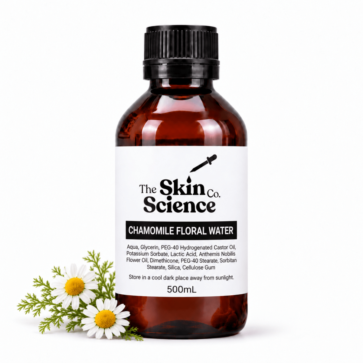 Chamomile Floral Water 500mL — SSC approved size-specific packaging