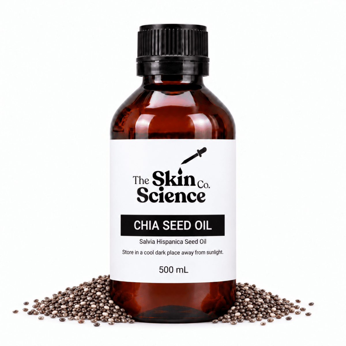 Chia Seed Oil 500mL — SSC approved size-specific packaging