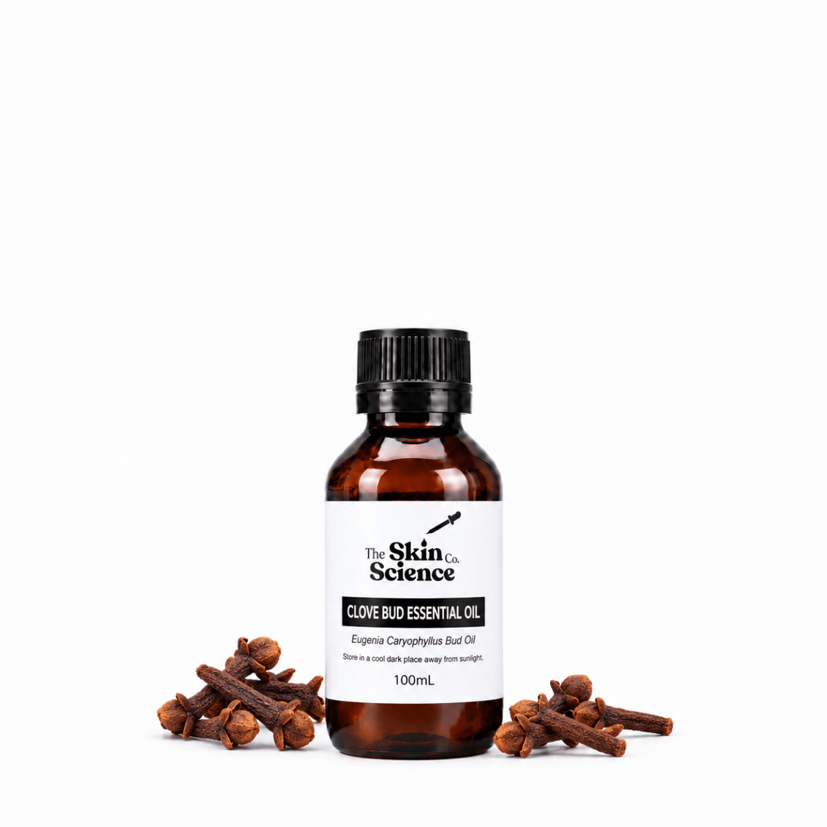 Clove Bud Essential Oil 100mL — SSC approved size-specific packaging