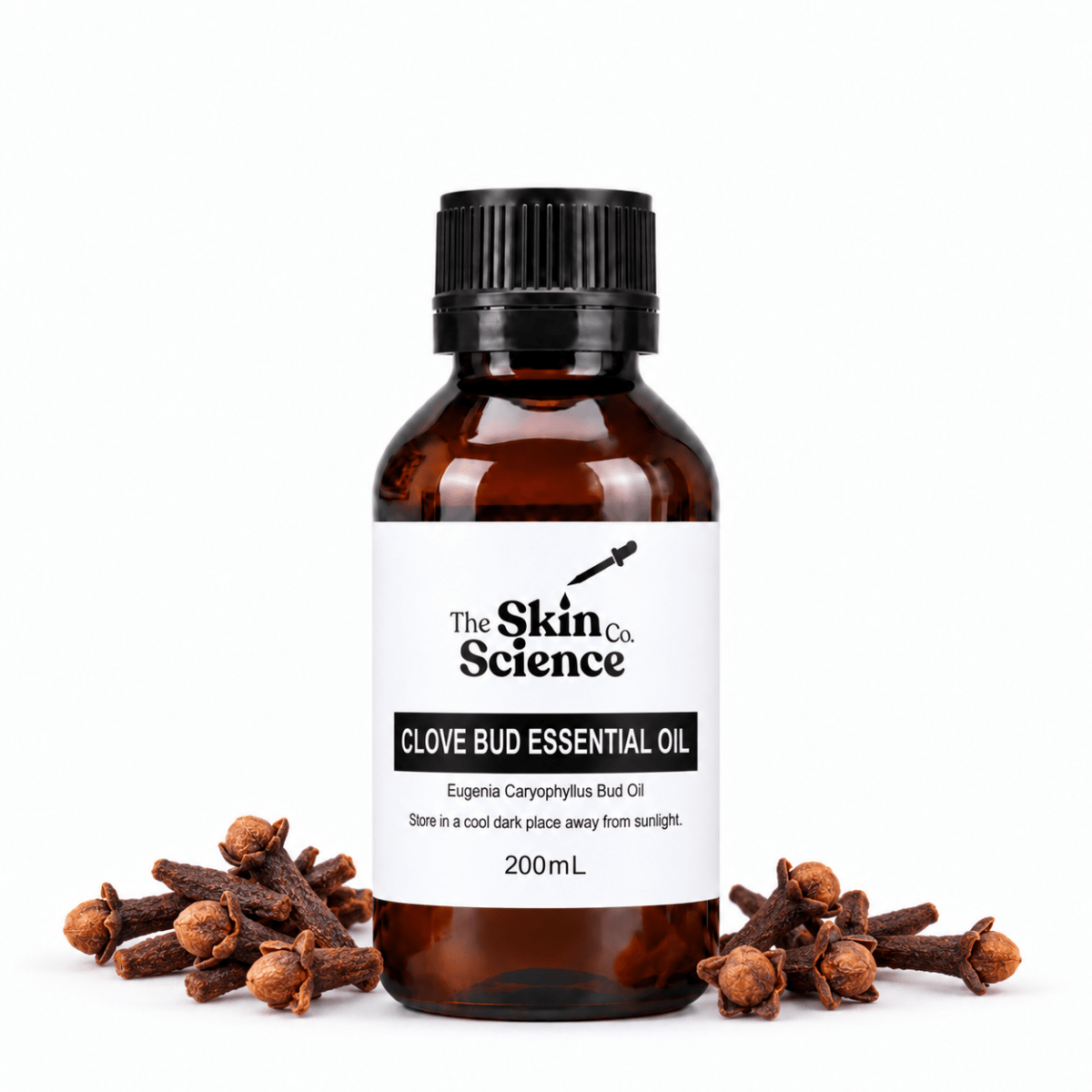 Clove Bud Essential Oil 200mL — SSC approved size-specific packaging
