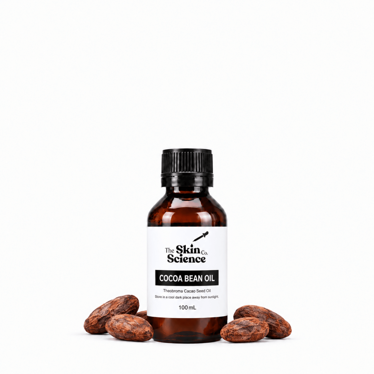 Cocoa Bean Oil 100mL — SSC approved size-specific packaging