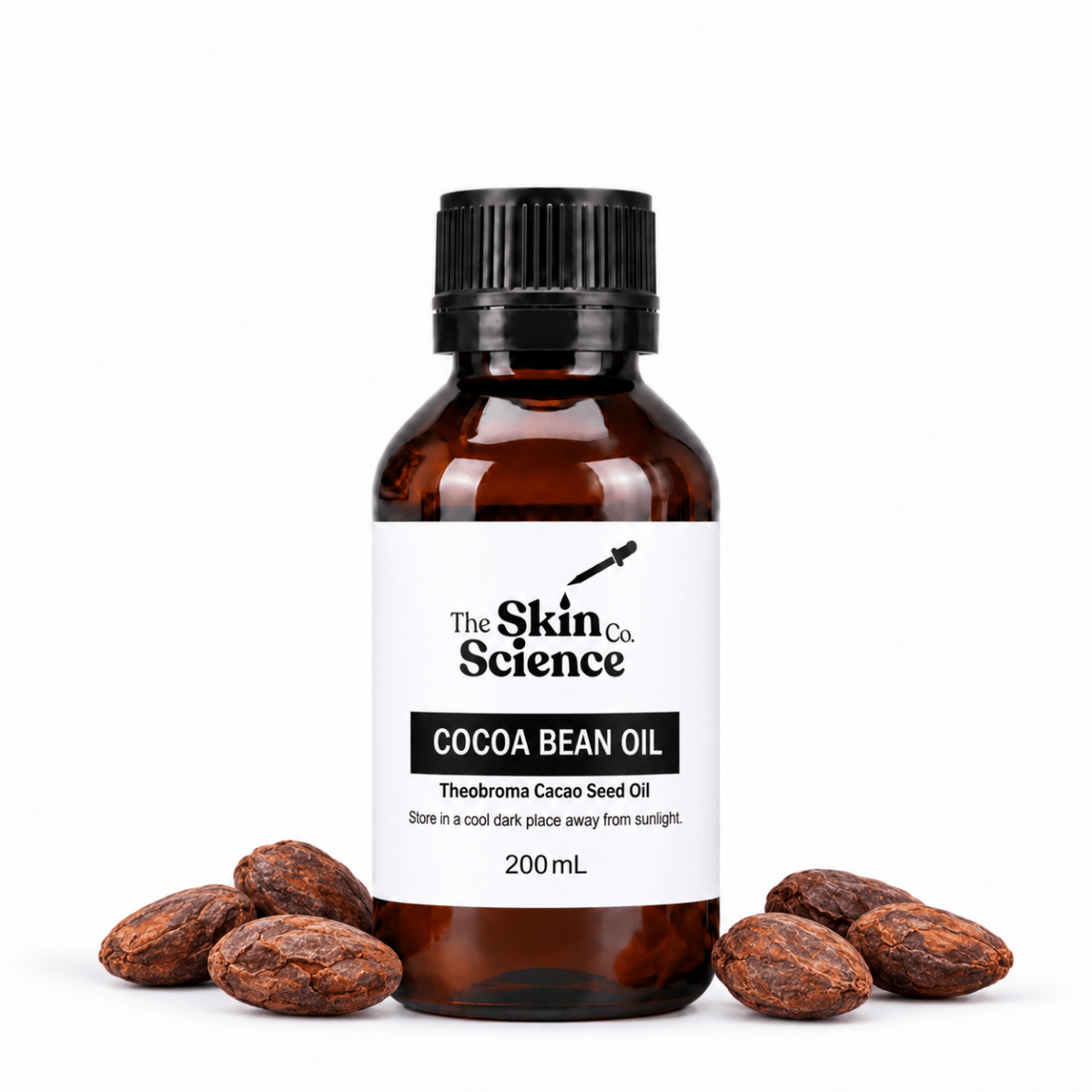 Cocoa Bean Oil 200mL — SSC approved size-specific packaging