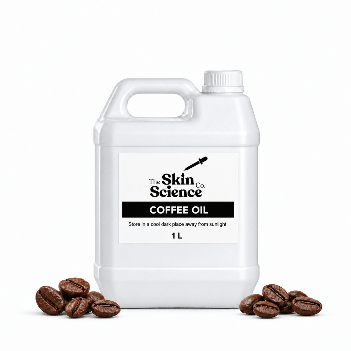 Coffee Oil (bulk wholesale) 1 L, cosmetic-grade carrier oil | The Skin Science Company