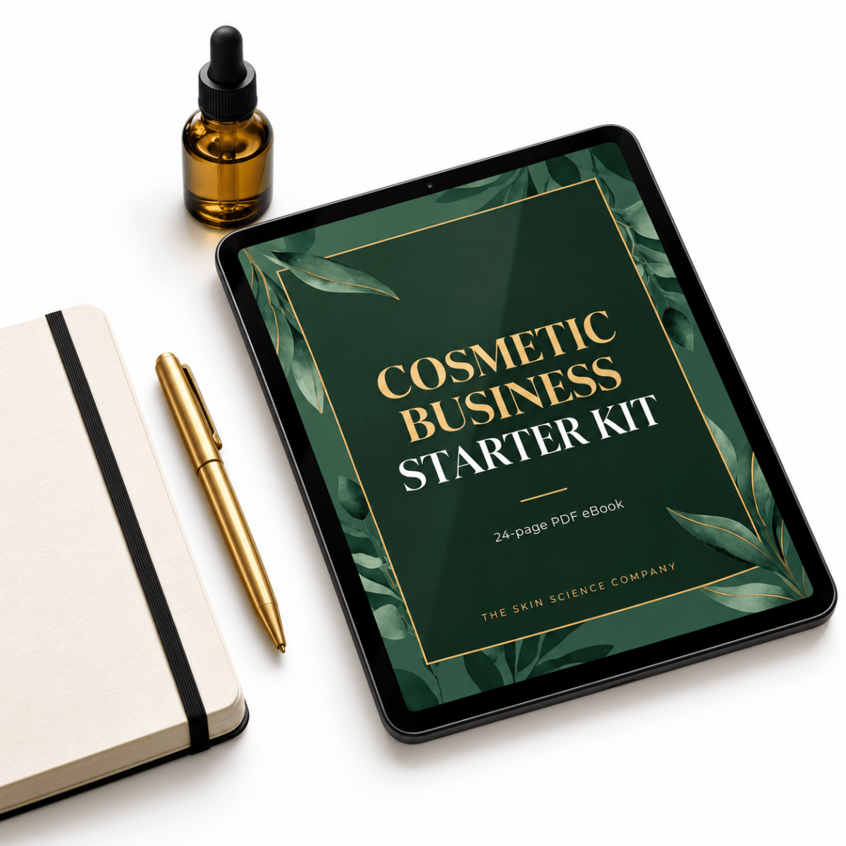 Cosmetic Business Starter Kit eBook, digital guide for cosmetic brands (PDF) | The Skin Science Company