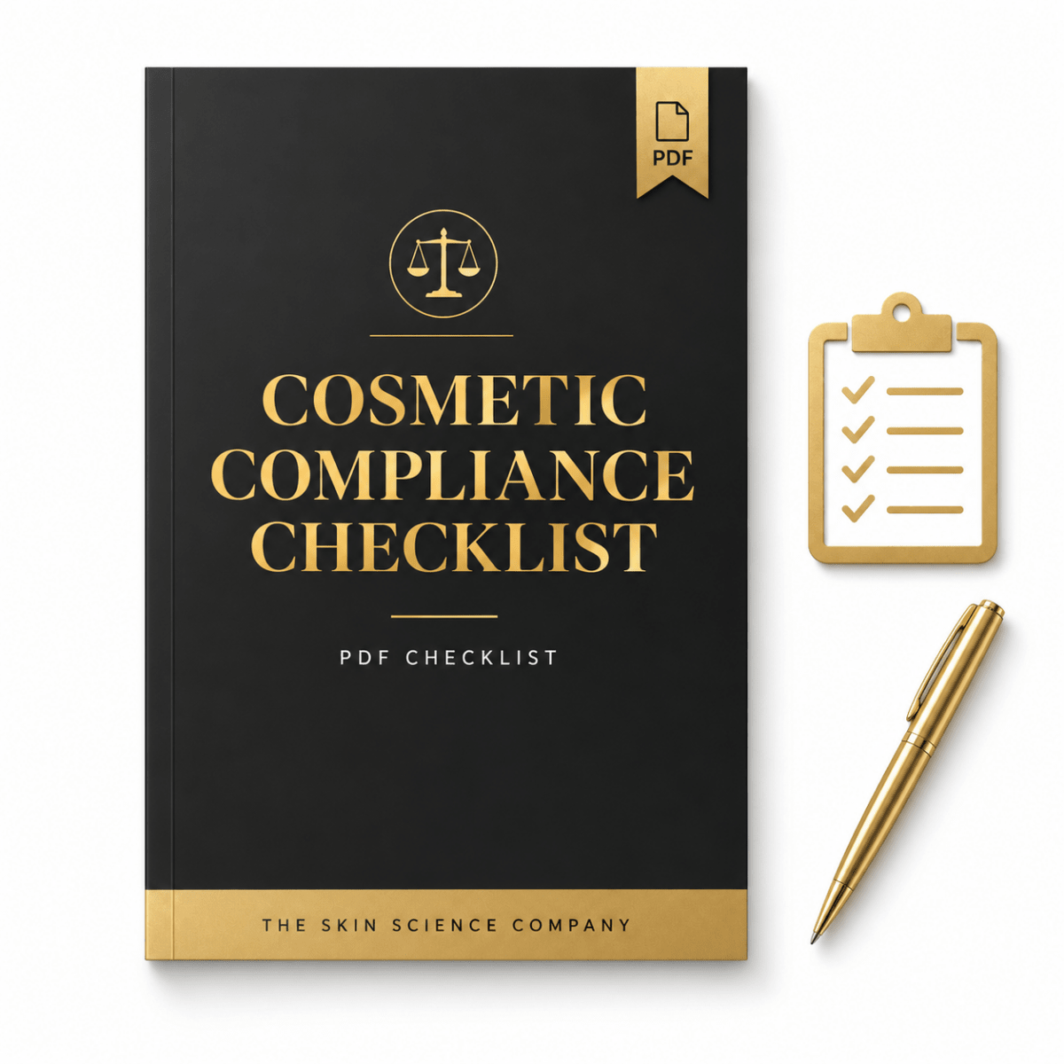 Cosmetic Compliance Checklist eBook, digital guide for cosmetic brands (PDF) | The Skin Science Company
