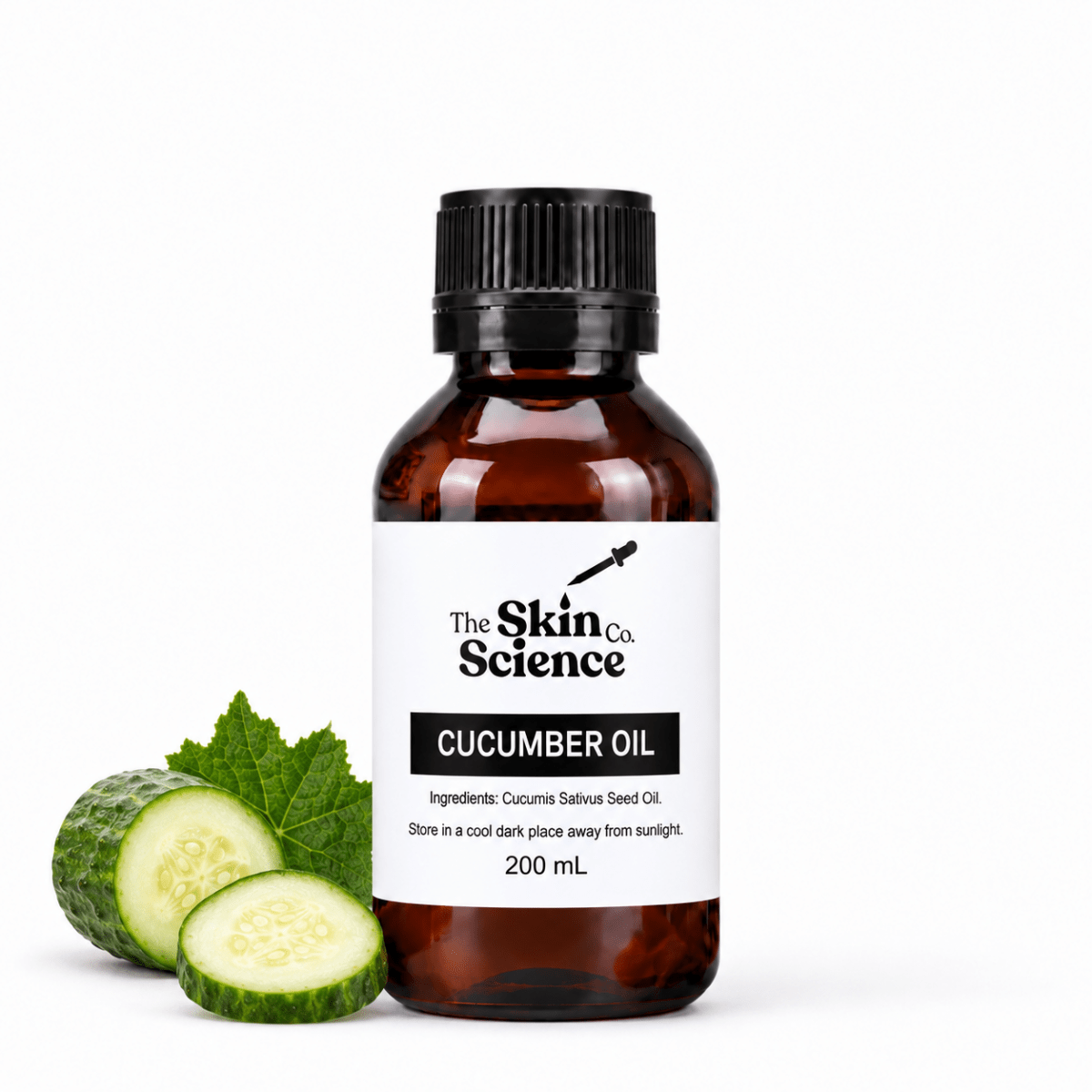 Cucumber Oil 200 mL — SSC approved size-specific packaging