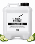 Cucumber Oil (bulk wholesale) 20 L, cosmetic-grade carrier oil | The Skin Science Company