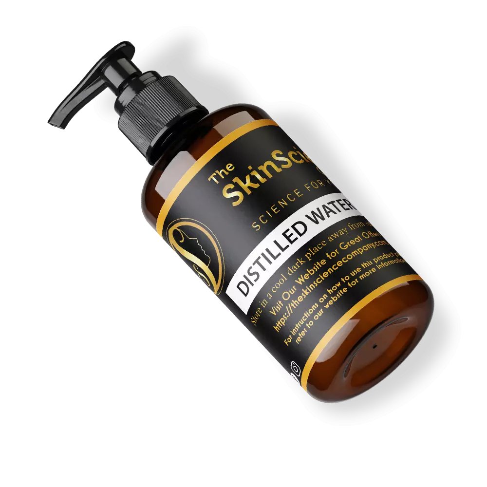 Distilled Water with Preservative - The SkinScience Company