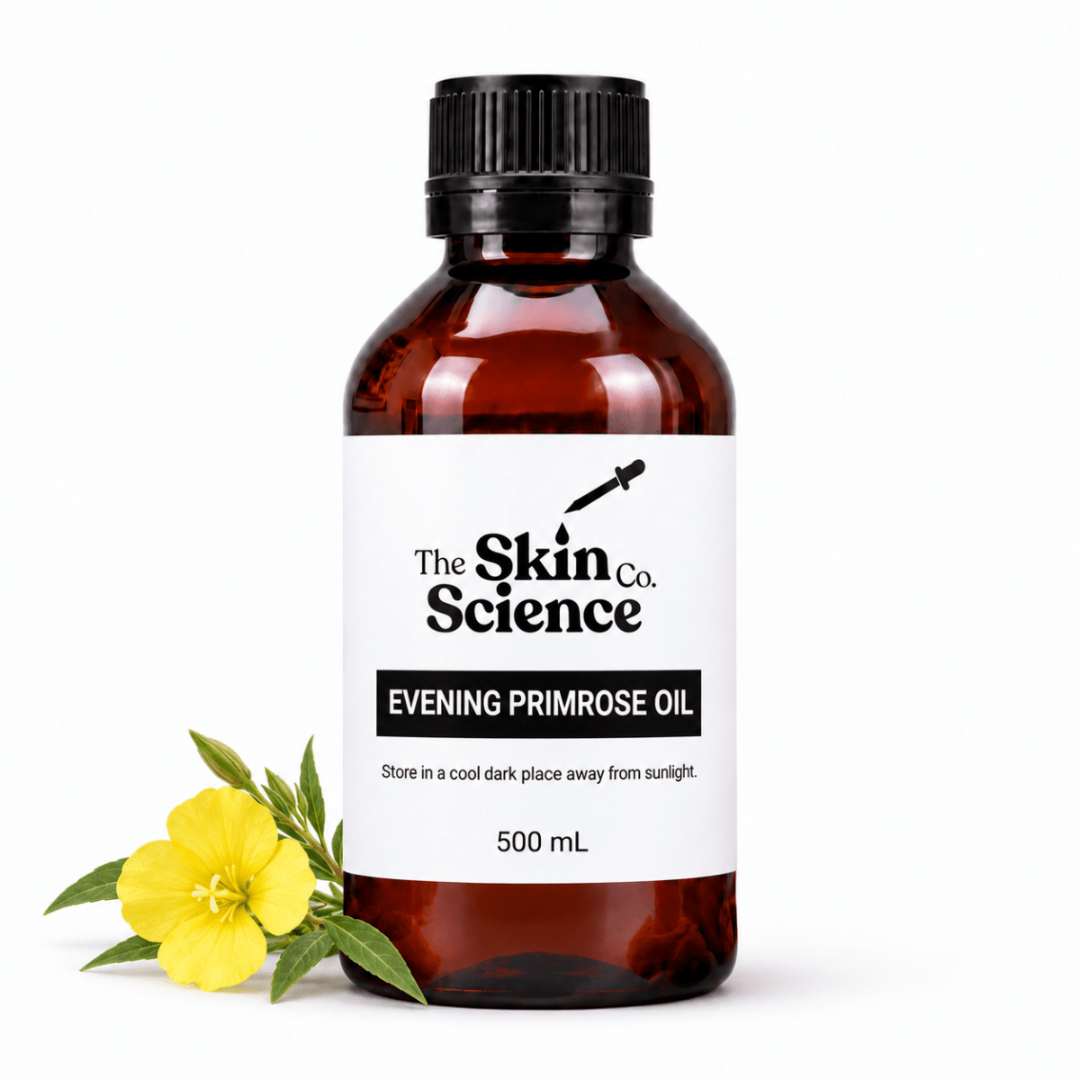 Evening Primrose Oil 500 mL — SSC approved size-specific packaging