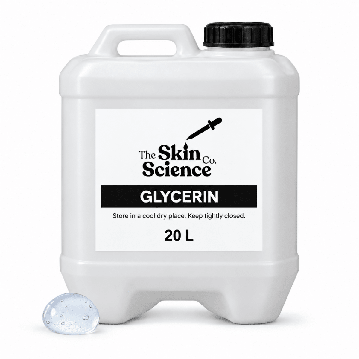 Glycerin (bulk wholesale) 20 L, cosmetic ingredient | The Skin Science Company