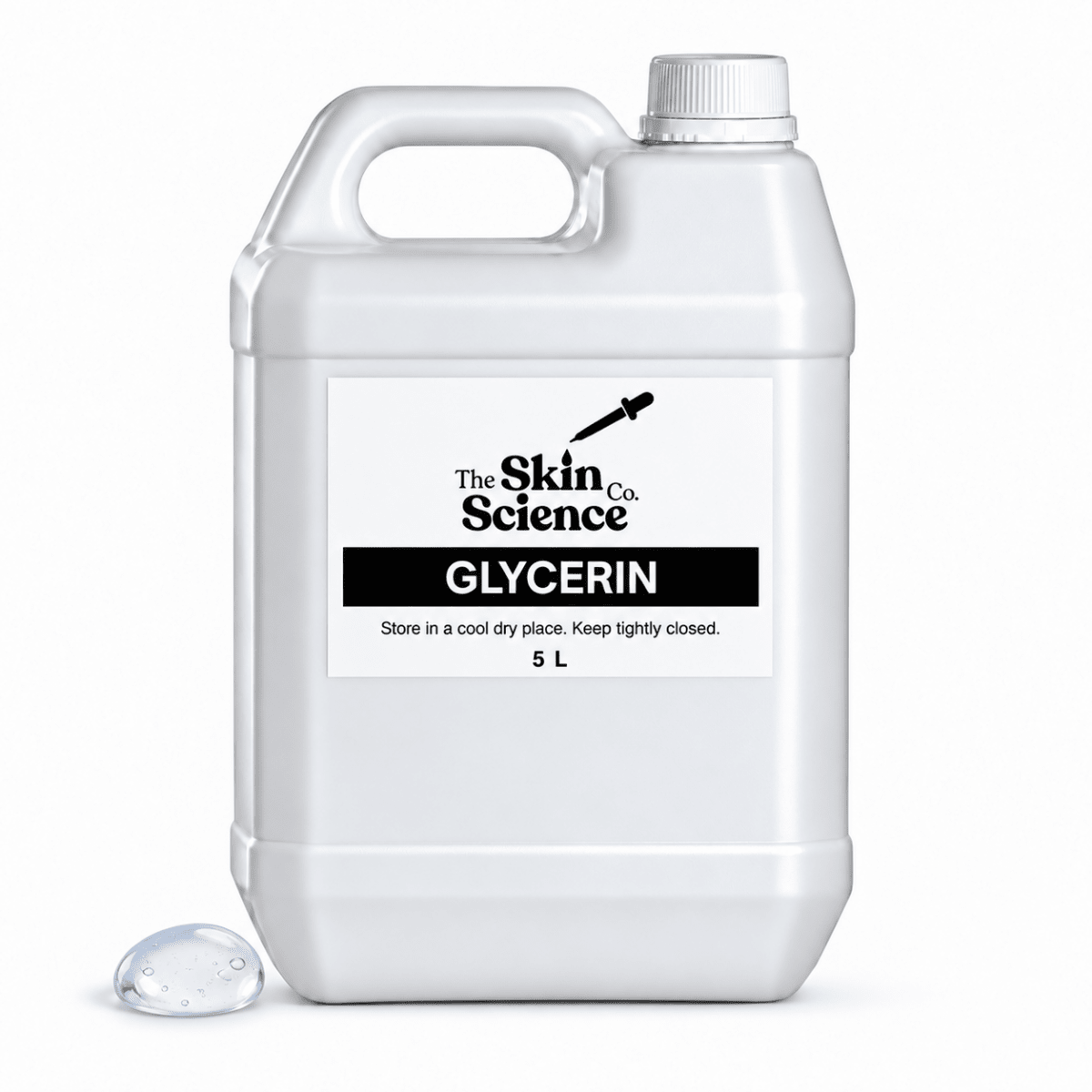 Glycerin (bulk wholesale) 5 L, cosmetic ingredient | The Skin Science Company