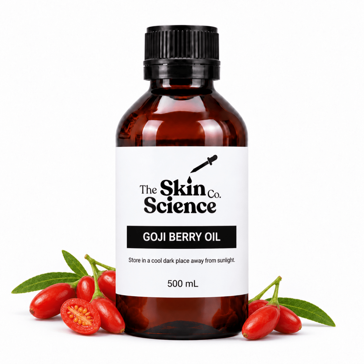 Goji Berry Oil 500 mL — SSC approved size-specific packaging