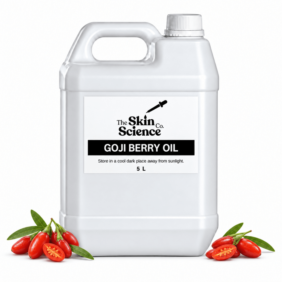 Goji Berry Oil (bulk wholesale) 5 L, cosmetic-grade carrier oil | The Skin Science Company